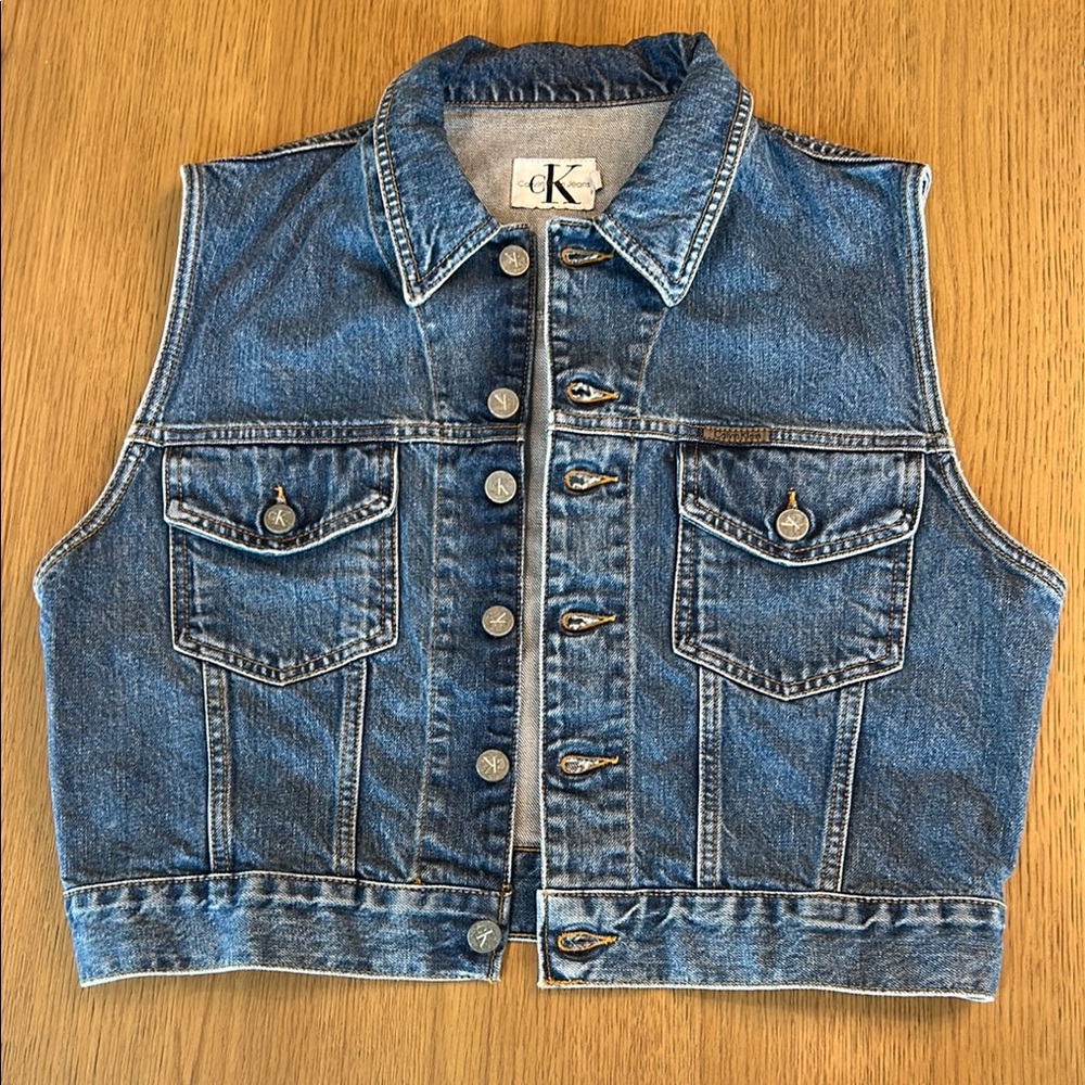 Calvin Klein Classic Blue Vest